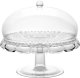Guzzini VANITY Taca do ciasta z nóżką i pokrywą Clear 1