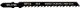 Narrow-cut wood "DREL" T06/2 T144D 2 pcs. 1