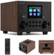 Radioodtwarzacz Audizio Radio Vieste DAB+ FM z subwooferem, ciemne drewno one size 1
