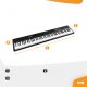 Pianino cyfrowe ważone pełnowymiarowe 88-klawiszowe RhapsodyDP88 Max one size 12