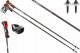 LEKI KIJE 3D AIRFOIL black/red 115 5