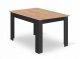 Malys Group Zestaw stół NP 120x80 Craft Czarny + 4 krzesła LAVA szare 11