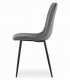 Malys Group Zestaw stół NP 120x80 Craft Czarny + 4 krzesła LAVA szare 6