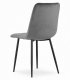 Malys Group Zestaw stół NP 120x80 Craft Czarny + 4 krzesła LAVA szare 7