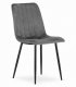 Malys Group Zestaw stół NP 120x80 Craft Czarny + 4 krzesła LAVA szare 9