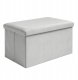 Ruhhy Pufa welurowa szara 60x30x30 cm 25994 1