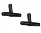 vidaXL Tr�jnik do w�a, 4,6cm, 2 szt 2