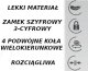 Solier WALIZKA PODRÓŻNA ŚREDNIA TWARDA LEKKA NA KÓŁKACH BAGAŻ BENZI BZ5711 3