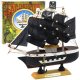 LeanToys Model Kolekcjonerski Dekoracyjny Statek Żaglowiec Piracki Czarny 16x15cm LEAN Toys 1