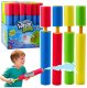 LeanToys Broń Piankowa Na Wodę Pompka Tuba Wodna Kolorowa 30cm Mix 1