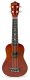 Max Zestaw: Ukulele sopranowe UKEY brązowe+ tuner dwie kostki struny pokrowiec one size 5