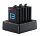 Ładowarka Usb + 2x Akumulator Bateria Do Gopro Hero 13 Black / Telesin / S0-ecb-07-tgp 7