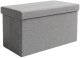 Pufa materiaowa szara 76x38x38cm Ruhhy 26131 9