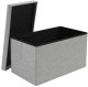Pufa materiaowa szara 76x38x38cm Ruhhy 26131 10