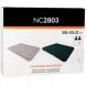 NC2803 MATERAC TURYSTYCZNY DMUCHANY 203X152X22 CM ZIELONY NILS CAMP 12