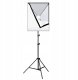 LAMPA STUDYJNA PULUZ SOFTBOX 50x70 cm ŻARÓWKA LED OŚWIETLENIE 10