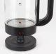 Czajnik Jata JATA Czajnik elektryczny HA702 1.2 L 1500 W Black Transparent Glass Overheat protection Cordless 1
