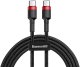 Kabel USB Baseus USB-C - USB-C 1 m Czarny (6953156285217) 1