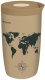 Coffee Format Coffee Format Brązowy kubek termiczny z motywem mapy świata 350 ml 2