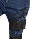 Neo Spodnie robocze DENIM, wzmocnienia Oxford, granatowe, rozmiar M 2