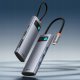 HUB USB Baseus Metal Gleam 1x SD 1x USB-C PD 1x microSD 1x HDMI  + 3x USB-A 2.0 3.0 (6932172682750) 11
