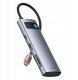 HUB USB Baseus Metal Gleam 1x SD 1x USB-C PD 1x microSD 1x HDMI  + 3x USB-A 2.0 3.0 (6932172682750) 2