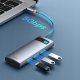 HUB USB Baseus Metal Gleam 1x SD 1x USB-C PD 1x microSD 1x HDMI  + 3x USB-A 2.0 3.0 (6932172682750) 5