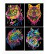 DIAMOND DOTZ ADULTS FLOCKED WILD NEON 2