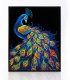 DIAMOND DOTZ ADULTS FLOCKED NEON PEACOCK 2