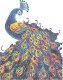 DIAMOND DOTZ ADULTS FLOCKED NEON PEACOCK 3