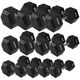 HMS hantel Hex Pro gumowany 1 x 16 kg 5