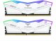 Pamięć TeamGroup DDR5 - 16GB - 6400 - CL - 32 RGB white, dual kit TEM, memory (white, FF4D532G6400HC32ADC01, Delta RGB, INTEL XMP) 1