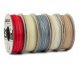 Spectrum Filament PLA specials 5x250g mix, 80754, Stone Light, Stone Dark, Thermoactiv Red, Wood OAK, Glow Green 1