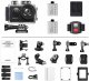 AKASO Brave 6 Plus kamera sportowa 4K30FPS 20MP WiFi ekran dotykowy 4XZoom 4