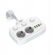 Rozgałęźnik podwójny na kablu z indywidualnymi włącznikami + USB R-273SWS/CA 3