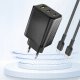 Ładowarka sieciowa Dudao A29 65W GaN 2 x USB-C + 1 x USB-A - czarna 1