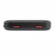 Powerbank etumi 10000 mAh 2 x USB-A 2A 10W Czarny | Kabel USB-A Do USB-C 30 cm 4