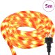 vidaXL Lina świetlna z 120 diodami LED Ciepła biel 5 m PVC 3