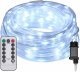 vidaXL Lina świetlna z 2400 diodami LED Zimna Biała 100 m PVC 2