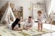 MATA PIANKOWA EDUKACYJNA SKŁADANA DLA DZIECI DUŻA MISIE BALONY 180x200 2