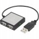 HUB USB Renkforce Renkforce 4 porte USB 2.0-hub Sølv 1