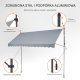 Verk Markiza Tarasowa 350 x 120 cm z Korbką Ręczną 3