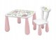 Meblar SET LUNA TOWN STOLIK DLA DZIECI + KRZESEŁKO BIAŁO/RÓŻOWY 5903067004590 1
