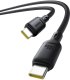 Kabel USB Baseus USB-C - USB-C 1 m Czarny (6932172668815) 4