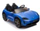 Porsche Licencjonowany Taycan Turbo S Blue 24V Jeździk na Akumulator 2x90W EDUKAMP 16
