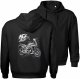 Bluza z kapturem motocyklowa z motocyklem na motor Honda NC 750 X męska czarna M 1