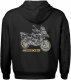 Bluza z kapturem motocyklowa z motocyklem na motor BMW GS 1250 Adventure męska czarna L 3