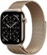 Smartwatch Apple Watch 11 GPS + Cellular 46mm Gold Titanium Milanese Loop S/M Złoty  (MFD74MP/A) 1