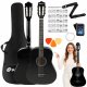 Suprimo CGS3 BK - Gitara klasyczna 4/4 czarna do nauki 1