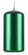 Donau Home Świeca słupek Standard Lakier, 50x100mm, 4 szt., zielony metaliczny połysk 1